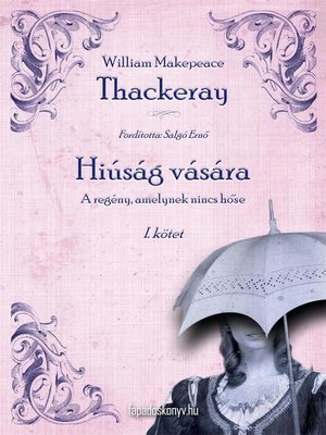 cover image of Hiúság vására I. rész